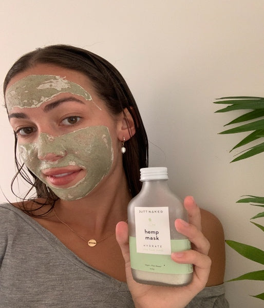 hemp clay face mask - IRL Review 