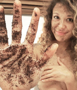 the benefits of exfoliating skin with a coffee scrub